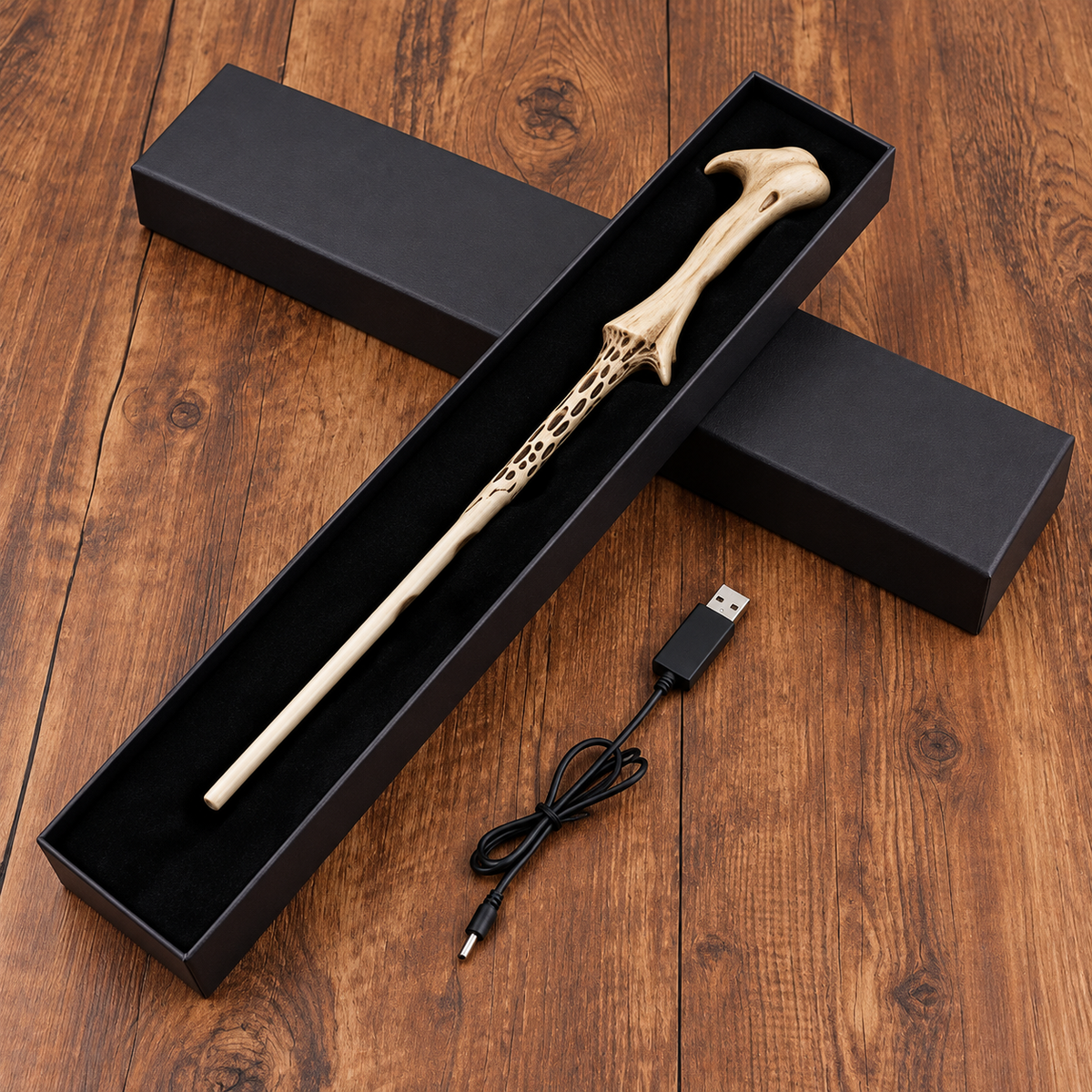 USB Rechargeable Electric Lighter Wand - Windproof Long Candle Lighter